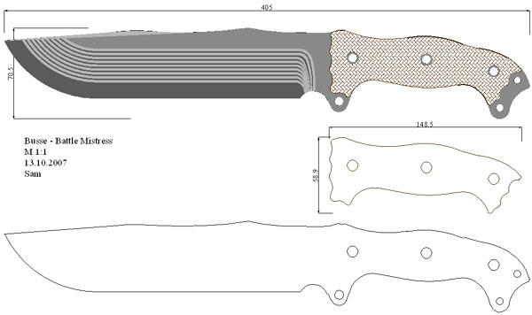 Чертежи ножей 10 вариантов (ст.2) | Ножи, Комплекты для выживания, Производство ножей